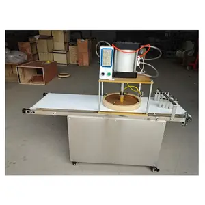 Máquina Eléctrica de prensado de masa para pizza, máquina comercial para rollos de masa redonda