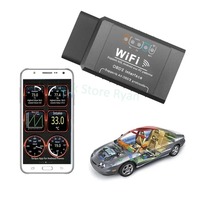 Outil de Diagnostic de voiture à bas prix ELM 327 V1.5 WIFI Auto Scanner OBD2 pour Source d'alimentation électronique Android/IOS
