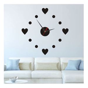 DIY Wall Sticker <b>Clock</b> Creative Heart Dot DIY Acrylic Mute <b>Digital</b> <b>Clock</b> Quartz Watches for Home Office Decoration Gifts - Product Image 1