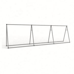 Aluminum Outdoor Double Display Stand Portable Lightweight Advertising Portable Retractable a <b>Frame</b> Banner - Product Image 4