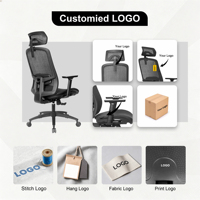 Chaise de bureau ergonomique entièrement en maille Design moderne Chaise de salle de réunion pivotante à 360 degrés Fourniture d'usine Matériau en tissu