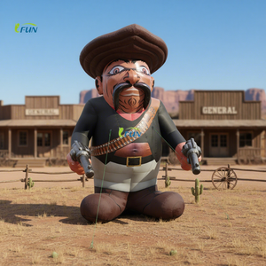 แบรนด์ IFUN ลูกโป่งเป่าลมตกแต่งกลางแจ้งขนาด 6 เมตร ปรับแต่งขนาดได้ / โมเดลตัวการ์ตูนทำจากวัสดุกำมะหยี่ / เป่าลมแบบเม็กซิกัน - Product Image 1