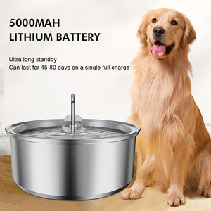 3L Automatic Cat Water Fountain Dispenser Level Window Eco-Friendly Stainless Steel <strong>Pet</strong> Water Fountain Collapsible Dog Water - Product Image 5