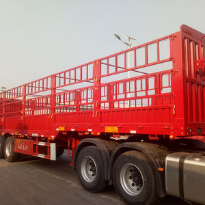 Semirremolque <span class=keywords><strong>de</strong></span> Alta Calidad y Gran Demanda con 3/4/5 Ejes para Transporte <span class=keywords><strong>de</strong></span> Ganado o Vegetales - Product Image 2