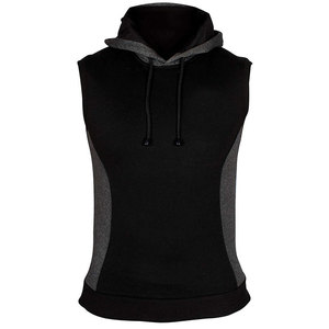 OEM Custom Regular Fit Full Zip Polar Fleece Vest <b>Hoodie</b> <b>Men</b> <b>Sleeveless</b> Tank Top Design Autumn Running Sports Solid Breathable - Product Image 6