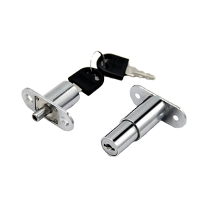 아연 합금 슬라이딩 캐비닛 잠금장치 서랍 책상 옷장 캐비닛 푸시 플런저 잠금장치 가구 서랍 잠금장치 파일 캐비닛 서랍용 - Product Image 3