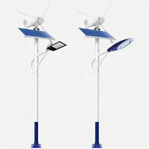 Özel yapılmış güneş rüzgar LED ışık rüzgar güneş hibrid sokak ışık rüzgar türbini ve GÜNEŞ PANELI hibrid sistemi için 200w 120w 160w