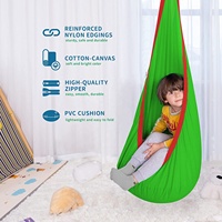 WOQI Fauteuil suspendu gonflable pour enfant, siège douillet pour enfants, balançoire pour intérieur et extérieur
