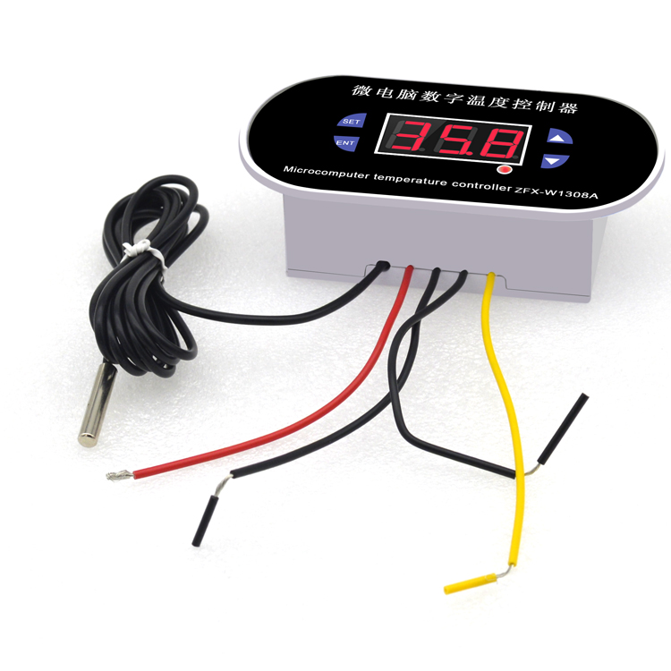 Digital Temperature Controller Temperature Adjustable Intelligent Digital Display Thermostat Thermostat ZFX-W1308A W1308 OEM,ODM(图1)