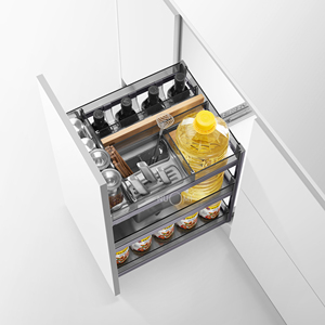 NUOMI PURPLE CRYSTAL Series <strong>Pull</strong> <strong>Out</strong> Seasoning <strong>Basket</strong> for <strong>Kitchen</strong> Storage - Product Image 4