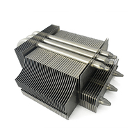 Refroidisseur RGB personnalisé à 3 caloducs, radiateur en tube de cuivre de 8 mm et 10 mm de diamètre, plaqué nickel, ailettes en aluminium, pour boîtier d'ordinateur