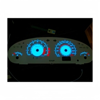 Jauge de voiture EL ultra-mince et haute luminosité. Adapté à la marque, au modèle, à la taille et à la couleur de la voiture. Disponible avec un onduleur EL 12V ou 24V