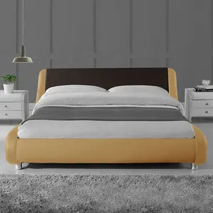 Willsoon moderno Wave come Design doppio/regina/King Size in legno PU pelle sintetica telaio letto morbido e speciale a prezzi