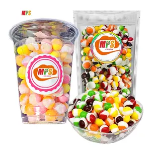 Premium Freeze Dried Candy Cup Fruit Tea Flavor Crunchy Freeze dry Chewy Candy