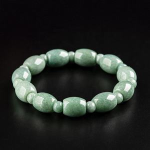 Bracelet en jadéite naturelle Passepartout, bijoux haut de gamme pour hommes, vente en gros de jade, cadeau avec certificat d'évaluation SL18 - Product Image 2