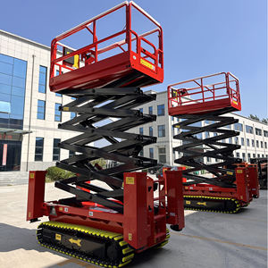 Harga Pabrik Hidrolik Elektrik Tipe Crawler Self Propelled <span class=keywords><strong>Scissor</strong></span> <span class=keywords><strong>Lift</strong></span> 4-18m Platform Kerja Udara Medan Kasar - Product Image 3