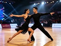 Robe de danse latine sexy asymétrique à franges, en maille noire, pour la compétition de jazz, salsa et performance, justaucorps-jupe pour femme
