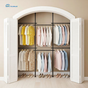 YIJIALE Armoire Télescopique Portable avec <span class=keywords><strong>Porte</strong></span>, Équipement de Penderie, Rangement de Vêtements, Vente en Gros - Product Image 1