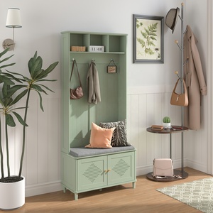 <span class=keywords><strong>Entrée</strong></span> <span class=keywords><strong>Entrée</strong></span> Couloir Rangement Organisateur Meubles Chaussures En Bois Banc Armoire <span class=keywords><strong>avec</strong></span> Siège - Product Image 5