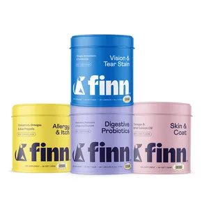 Cấp Thực Phẩm Cà Phê Có Thể Vòng Tin Màu Xanh Không Khí Chặt Chẽ 50gm Mini Trà Canister Có Thể Con Chó Điều Trị Pet Thực Phẩm Ướt Tin Bao Bì