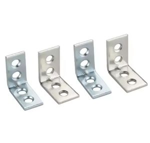 Équerres <span class=keywords><strong>d</strong></span>'angle en acier zingué blanc à 90 degrés en forme de L, design moderne, pour cuisine et hôtel - Product Image 2