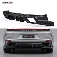 Kit carrosserie en fibre de carbone sèche préimprégnée Paktechz, diffuseur arrière et spoiler pour Porsche Panamera 976