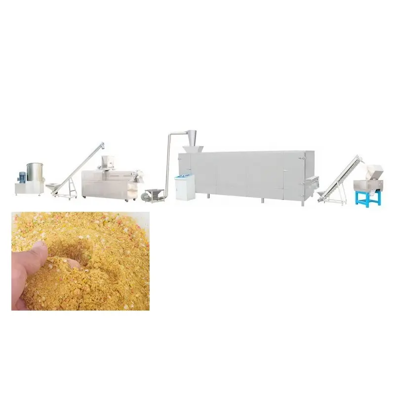 Cereal powders and fish meal ingredients puffed dry floating fish feed and lure machine animal feed pellet machine manufacturer