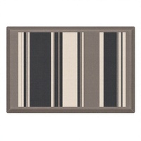 Tapis anti-fatigue en PVC tissé, taille personnalisée, avec base antidérapante et texture rayée