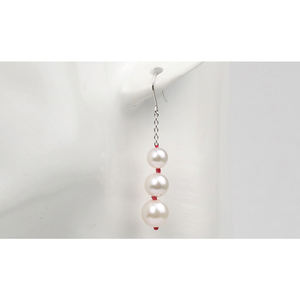 Boucles d'oreilles naturelles, design simple, en perles, simple et populaire - Product Image 1