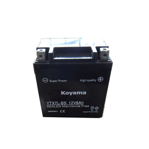 แบตเตอรี่มอเตอร์ไซค์ YTX7L-BS 12v 6ah แบตเตอรี่สำหรับรถสปอร์ต ซื้อจากจีน - Product Image 1