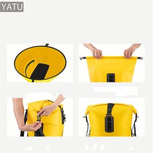 Mochila Impermeable de PVC de 20L con Cierre Enrollable, para Kayak, Senderismo, <span class=keywords><strong>Playa</strong></span>, Rafting, Escalada en Roca, Supervivencia, Venta al Por Mayor de Fábrica - Product Image 4