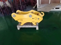 Attache rapide mécanique manuelle pour pelle rétrocaveuse en acier jaune à bon prix