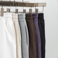Haute qualité 440G français éponge personnalisé poids lourd survêtement entraînement confortable ample décontracté unisexe pantalons de survêtement et ensemble à capuche