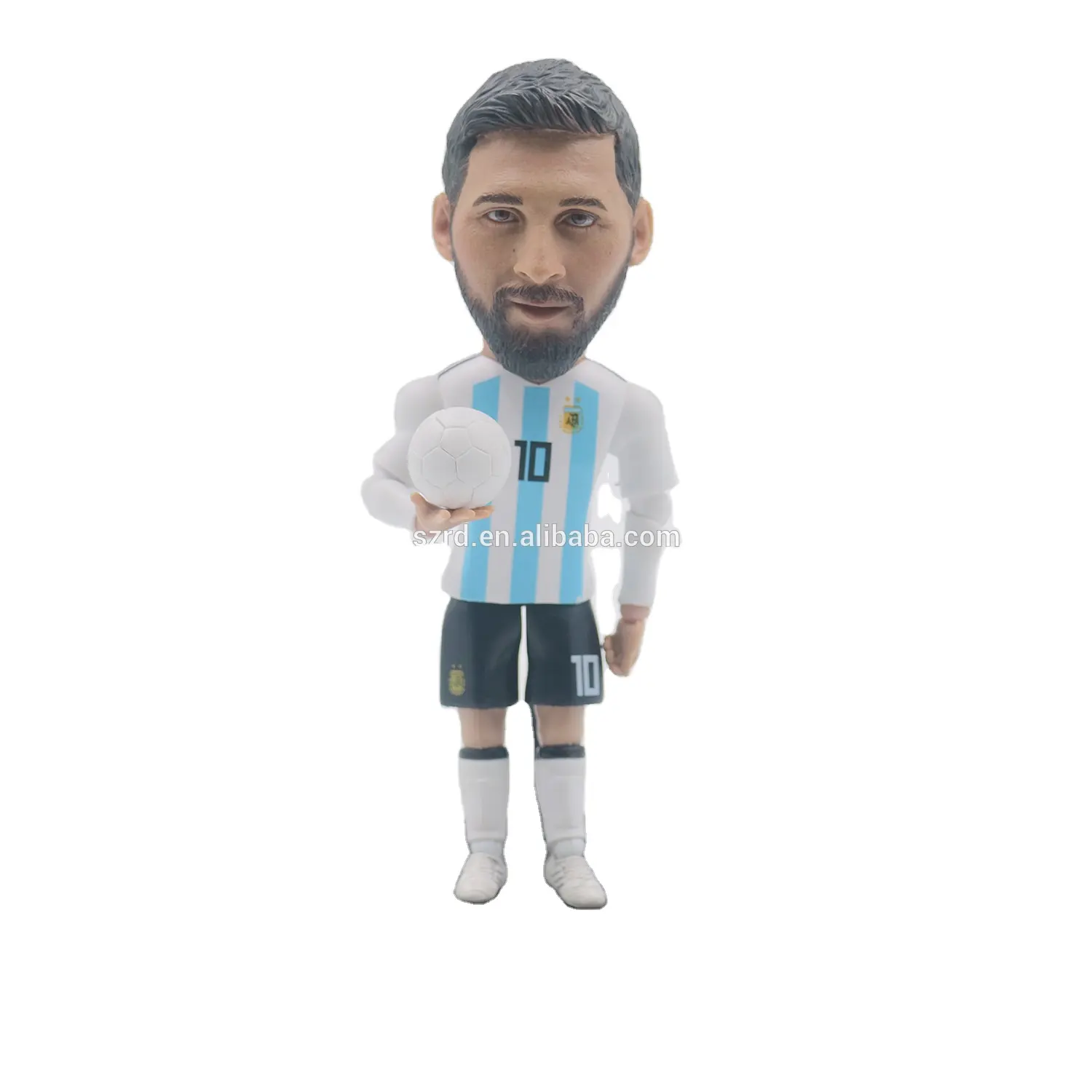 Figura en miniatura de juguete para jugadores de fútbol, modelo de figura de acción