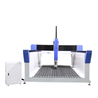 Mesin Ukir Busa CNC 2-Axis Double-Head dengan Rel Pemandu Hiwin Taiwan, Kontrol NC Studio/DSP, Spindle 3.2-7.5kW, 2000*3000