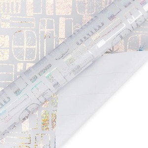 Custom Eco-Friendly Recyclable Metallized <b>Paper</b> Roll Holographic <b>Pattern</b> Double-Sided Coated Waterproof for Gift Craft Digital - Product Image 3