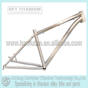Tubo de asiento alto de Marco <span class=keywords><strong>MTB</strong></span> de <span class=keywords><strong>titanio</strong></span> con enrutamiento de cable interno y Marco de freno de disco oculto para bicicletas de montaje y cruceros de playa - Product Image 3