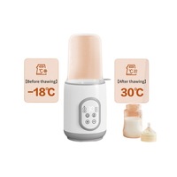 Chauffe-biberon portable CHOC CHICK, design compact, silencieux, arrêt automatique intelligent, écran LED, lumière de nuit, PP, acier inoxydable