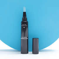 Conteneur vide personnalisé pour gloss à lèvres de 10 ml, tube souple en plastique PE pour baume à lèvres, emballage avec applicateur en silicone