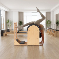Appareil de Pilates Reformer Barrel Ladder Maplewood pour Yoga en intérieur, usage domestique, rééducation, sculpture corporelle et studio de Pilates