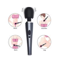2026 Update Neuer 10-Gang Magic Wand Massagestab Leistungsstarker Massagestab AV Vibratoren Klitoris-Vibrator Sexspielzeug für Frauen