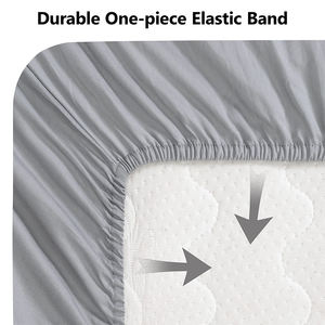 Juego de sábanas de algodón puro para <span class=keywords><strong>cuna</strong></span>, juego de sábanas ajustadas para <span class=keywords><strong>cuna</strong></span> estándar, 2 unidades - Product Image 3