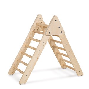 Estructura de escalada de madera para niños, juguete de parque infantil interior para entrenamiento de integración sensorial - Product Image 4