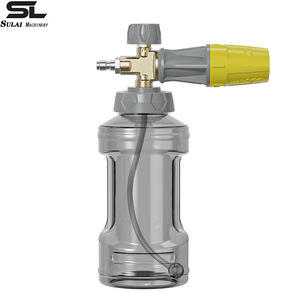 Sulai <b>Machinery</b> All Copper Foam Sprayer 1000Ml High Pressure <b>Car</b> Wash Gun Manual Operation Gray - Product Image 1