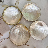 Assiette décorée de coquillages et de coquilles Saint-Jacques, plat à fruits, plat à sauce soja, plat à condiments pour hôtels et restaurants, vente en gros