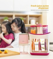 Sacs à presse-purée de jus de fruits frais réutilisables sans BPA sacs de rangement triple pochette de nourriture pour bébé