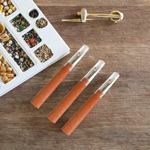 Outil de couture manuel simple et écologique, multifonctionnel, coupe-fil, découseur, manche en plastique de 13 cm, aiguille à coudre en <span class=keywords><strong>bois</strong></span> - Product Image 3