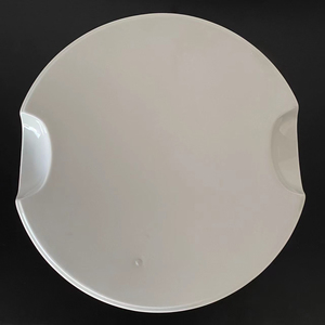 Factory Direct Sale 12-Inch Round Porcelain Pizza <strong>Plate</strong> With <strong>Creative</strong> Double Handle <strong>Serving</strong> Tray for Home Restaurant Hotel - Product Image 5