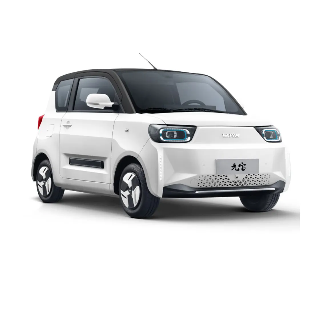BAW רכב אנרגיה חדש ידידותי למשפחה מכונית עירונית מיני חשמלית באיכות מעולה עם ביצועי בטיחות גבוהים TPMS מכונית 4 מושבים