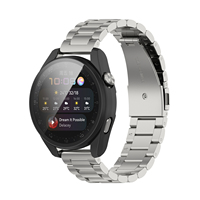 Casing jam tangan pintar kaca Tempered, penutup penuh polikarbonat untuk Huawei watch3 pro baru